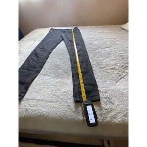 Daily Jeans Black Women's High Rise Straight Leg Size L Spandex